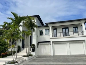 Modern home exterior with durable siding suitable for Tampa Bay climate